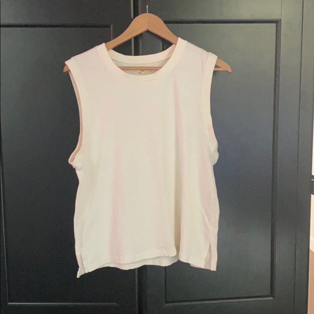 Madewell Cotton Crewneck Muscle Tank